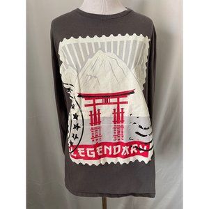 Legendary Gray Long Sleeve Graphic Tee